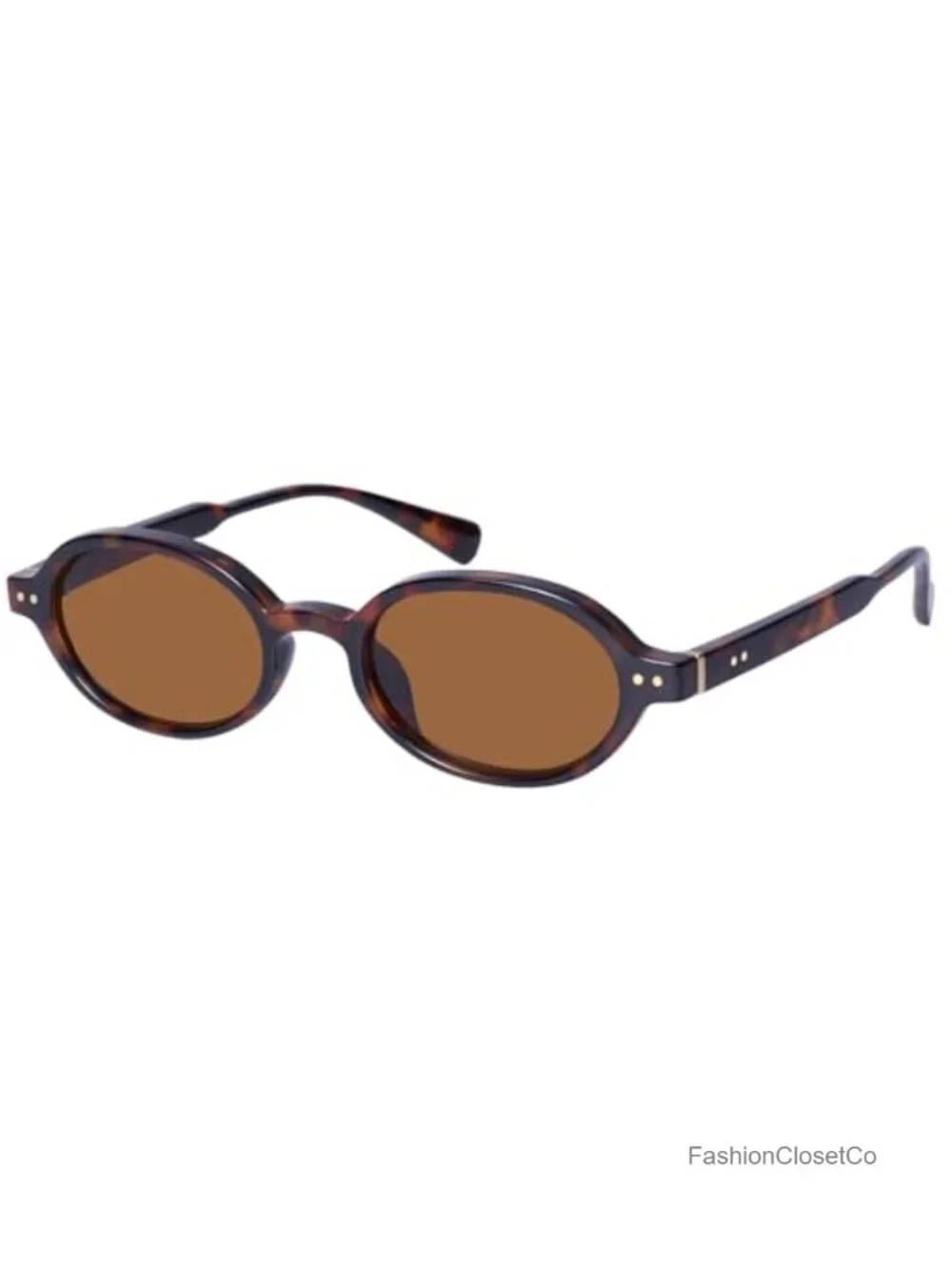 Retro Oval Sunglasses Small Trendy 90s Sunnies UV400